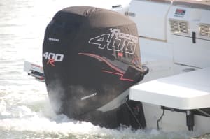 Mercury 400R official vented outboard cowling cover. 
