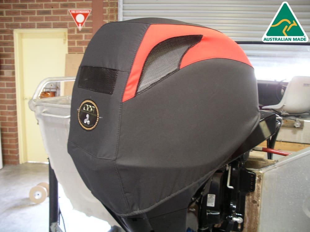 Mercury outboard covers the official vented cowling protection.