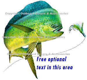 Dolphin Fish with Text