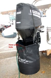 Flush Mate - outboard motor flushing bag