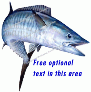 Spanish Mackeral with Text