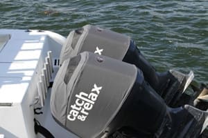 Yamaha F150 Twin vented outboard covers.