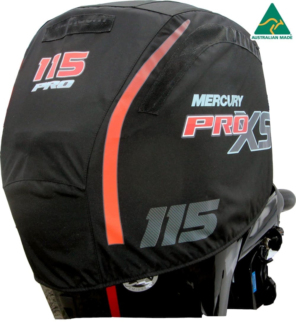 Mercury outboard covers the official vented cowling protection.