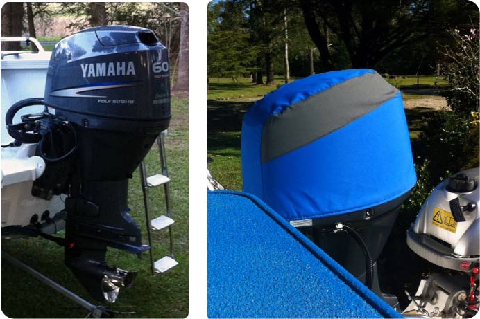 Oceansouth Vented Cover for Evinrude E-TEC 3 CYL 